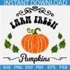 Farm Fresh Pumpkins Fall Leaves SVG, Pumpkin and Autumn Leaves SVG, Pumpkin Harvesting SVG