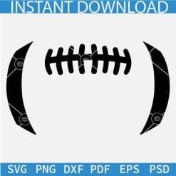 Football Ball laces SVG