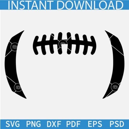 Football Ball laces SVG