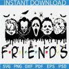 Friends Horror Movie Characters SVG, Dripping Horror Friends Movie Characters SVG, Halloween Friends SVG