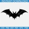 Halloween Bat Silhouette Svg