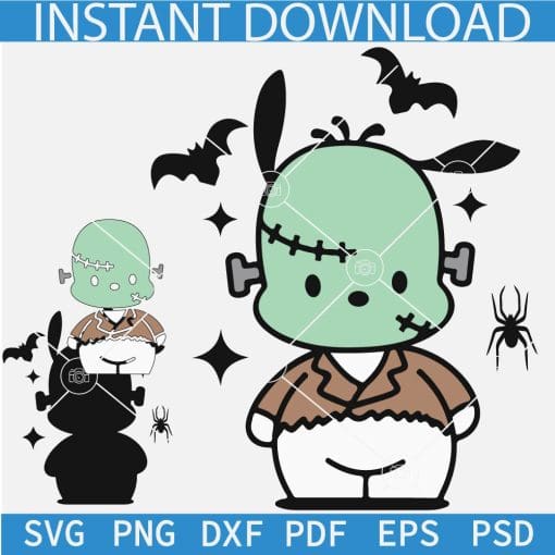 Jack Skellington Kitty SVG, Nightmare Kitten SVG, Halloween Kitty SVG