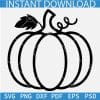  Halloween Pumpkin Sketch Svg, Outline Pumpkin Svg, Thanksgiving Pumpkin Svg