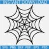 Halloween Spider Web SVG, Cobweb Spider SVG, Spider web SVG,  Cute Spider Web SVG