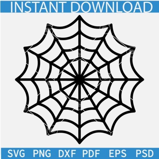 Halloween Spider Web SVG, Spider web SVG,  Cobweb Spider SVG, Cute Web SVG