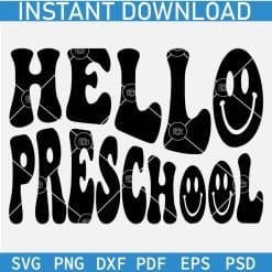 Hallo Pre School Smile SVG
