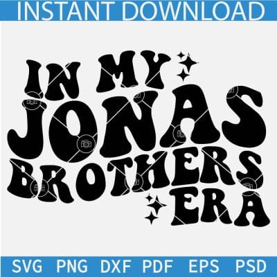 In My Jonas Brothers Era SVG, Jonas Brothers SVG, Brothers 2023 Tour SVG