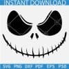 Jack Skellington Face Svg