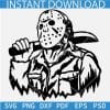 Jason Carrying Knife svg, Jason Halloween Knife svg, scary Jason with Knife svg