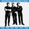 Jonas Brothers Standing SVG, Jonas Brothers Silhouette SVG, Jonas Brothers Standing Vector SVG