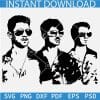 Jonas Brothers Sunglasses Silhouette SVG