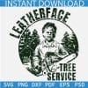 Leather Face Tree Service with Chain Saw SVG, Leather Face Tree Service Est 1974 SVG