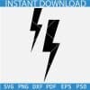 Lightning Bolts SVG,  Storm Icon SVG
