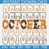 October Stacked with Fall Leaves SVG, Fall Season SVG, October with Leaves Stacked SVG