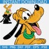 Peeking Dog Pluto SVG, Disney Walt Movie Character Dog SVG, Disney Pluto Dog Peeking SVG