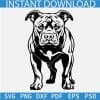 Standing Pitbull Dog SVG