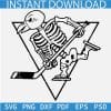 Pittsburgh Penguins Hockey Skeleton SVG, Funny Hockey Skeleton SVG PNG EPS DXF