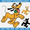 Pluto Dog running Layered SVG, Mickey's Pet Dog Running SVG, Disney Dog Pluto on the Move SVG