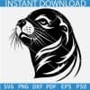 Seal Head Silhouette Svg