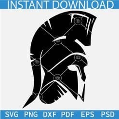 Spartans Logo Silhouette svg