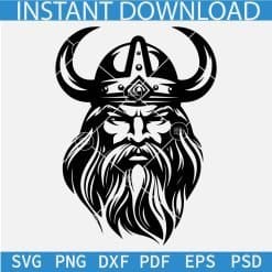 Viking Head Logo Svg,