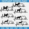 Dog Heart Rate Bundle SVG