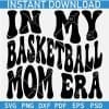 In my basketball mom era Wavy Text SVG