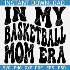 In my basketball mom era Wavy Text SVG