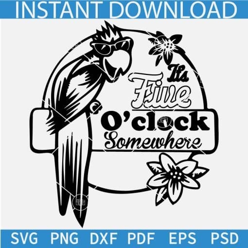 Its five o'clock somewhere SVG