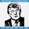 Donald Trump Portrait Vector SVG