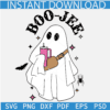 Boo Jee Ghost SVG, Halloween Ghost Boo Jee SVG, Happy Halloween SVG