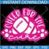 Cheer for the cure football ball SVG, Football Ball Cancer Awareness SVG, American football Cancer awareness SVG