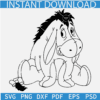 Eeyore Sketch SVG, Eeyore Outline SVG, Eeyore Coloring Page SVG