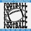 Football Ball SVG, Stacked Football SVG, American Football Ball SVG
