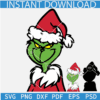 Grinch Girl Layered SVG, Grinch Portrait SVG, Funny Grinch SVG