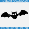 Halloween Bat SVG, Bat Silhouette SVG, Bat Vector SVG