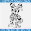 Halloween Mickey Mouse Mummy SVG, Halloween Mickey Mummy SVG, Halloween Mummy with Pumpkin SVG