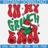 In my Grinch Era Retro Wavy Text SVG, Grinch Christmas SVG, Grinch Retro Text SVG