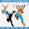 Layered Playing Goofy SVG, Goofy Dog Playing SVG, Happy Disney Goofy Dog SVG