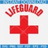 Lifeguard Red Cross SVG, Lifeguard Cross SVG, Lifeguard Vector SVG