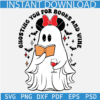 Minnie Mouse Ghost Reading Book SVG, Ghosting You For Books And Wine Minnie SVG, Minnie Ghost Reading Book SVG