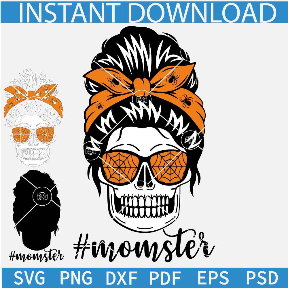 Momster Spider Web Sunglasses SVG, Momster Messy Bun Skull SVG, Layered Momster Skull Glasses SVG Momster Spider Web Sunglasses SVG, Momster Messy Bun Skull SVG, Layered Momster Skull Glasses SVG