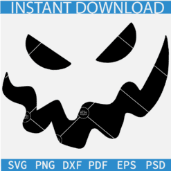 Oogie Boogie Face Sketch SVG, The Nightmare Before Christmas SVG, Ooogie Boogie Face Stencil SVG