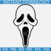 Scream Ghost Face svg, Ghost Face Screaming SVG, Halloween Ghost Scream svg, Scream Svg