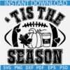 'Tis the Season SVG, Fall Season SVG, Pumpkin fall leaf and football ball svg