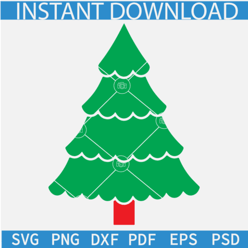 Christmas Tree SVG, Pine Tree SVG, Evergreen tree SVG