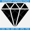 Diamond Silhouette SVG, Diamond Block SVG, Diamond vector svg