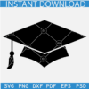 Graduation Cap SVG, Graduate SVG, Graduation Hat Silhouette SVG