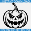 Halloween Pumpkin SVG, Halloween Pumpkin Face Svg, Creepy Pumpkin Svg, Scary Pumpkin Face SVG