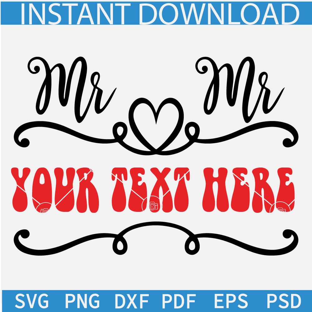 Mr & Mrs Name Frame SVG, Bride And Groom Monogram SVG, Marriage Svg Mr & Mrs Name Frame SVG, Bride And Groom Monogram SVG, Marriage Svg